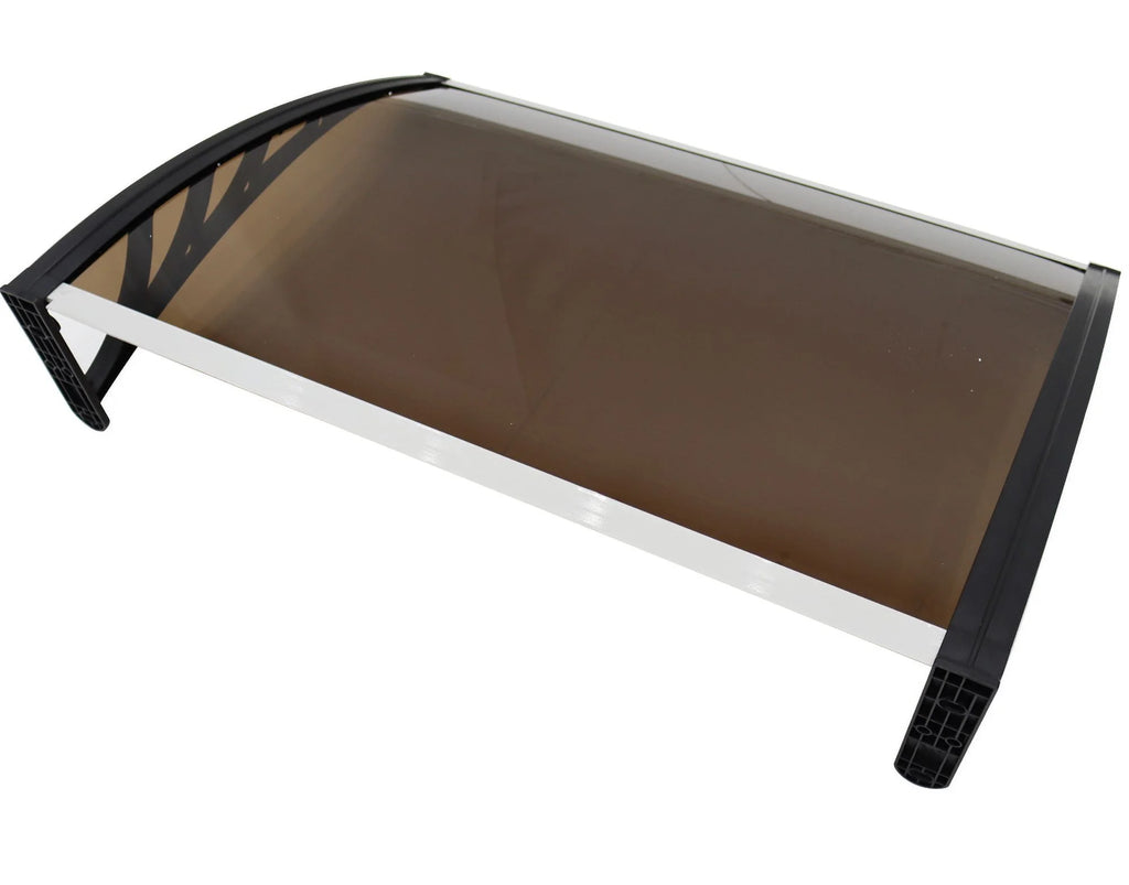 30"*40" Polycarbonate Awning Dark Brown W199387