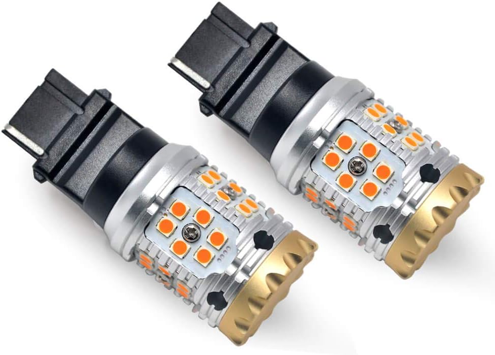 Amber LED Turn Signal Light Bulb (Pack of 2) T6242