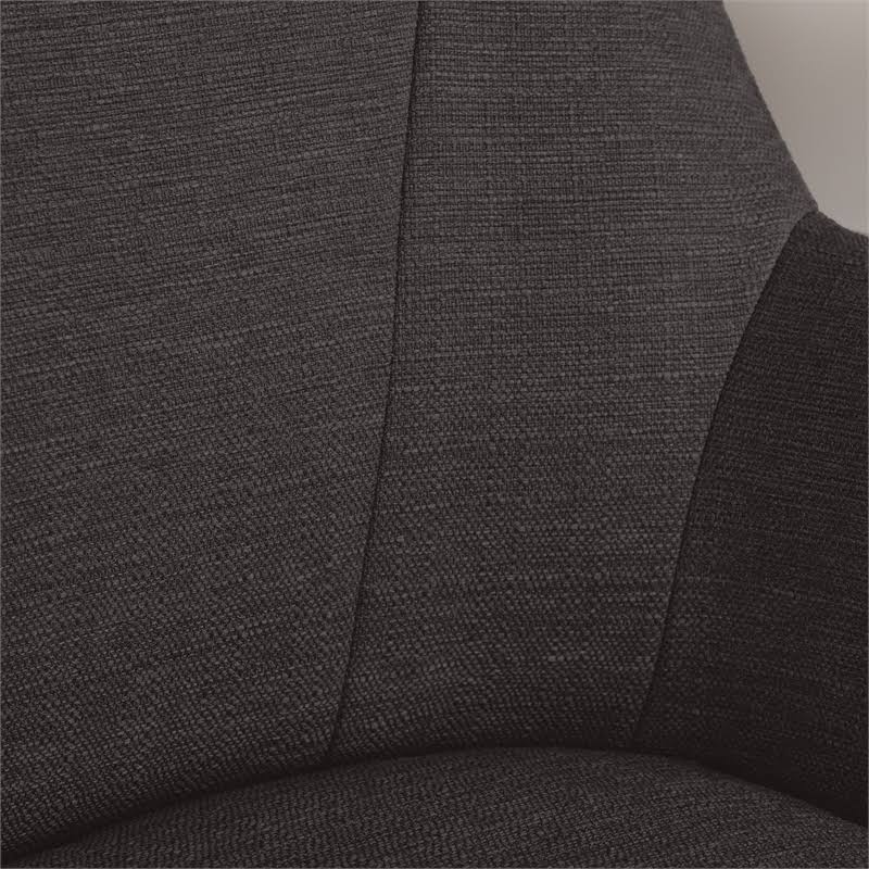 Graphite Twill Fabric Office Chair Q599579