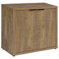 2-door Engineered Wood Accent Cabinet with Adjustable Shelves R517
