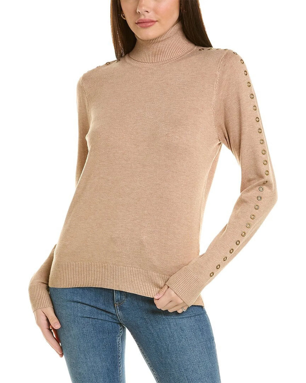 Brown Turtleneck Sweater I6973