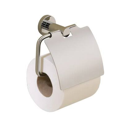 Wall Mounted Toilet Roll Holder Unlacquered Brass P612