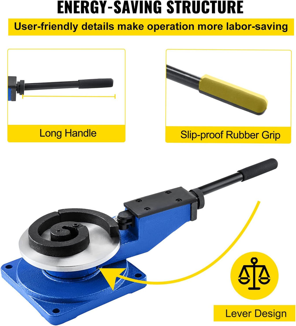 Metal Scroll Bender with 3 Scroll Bender Tools F86631