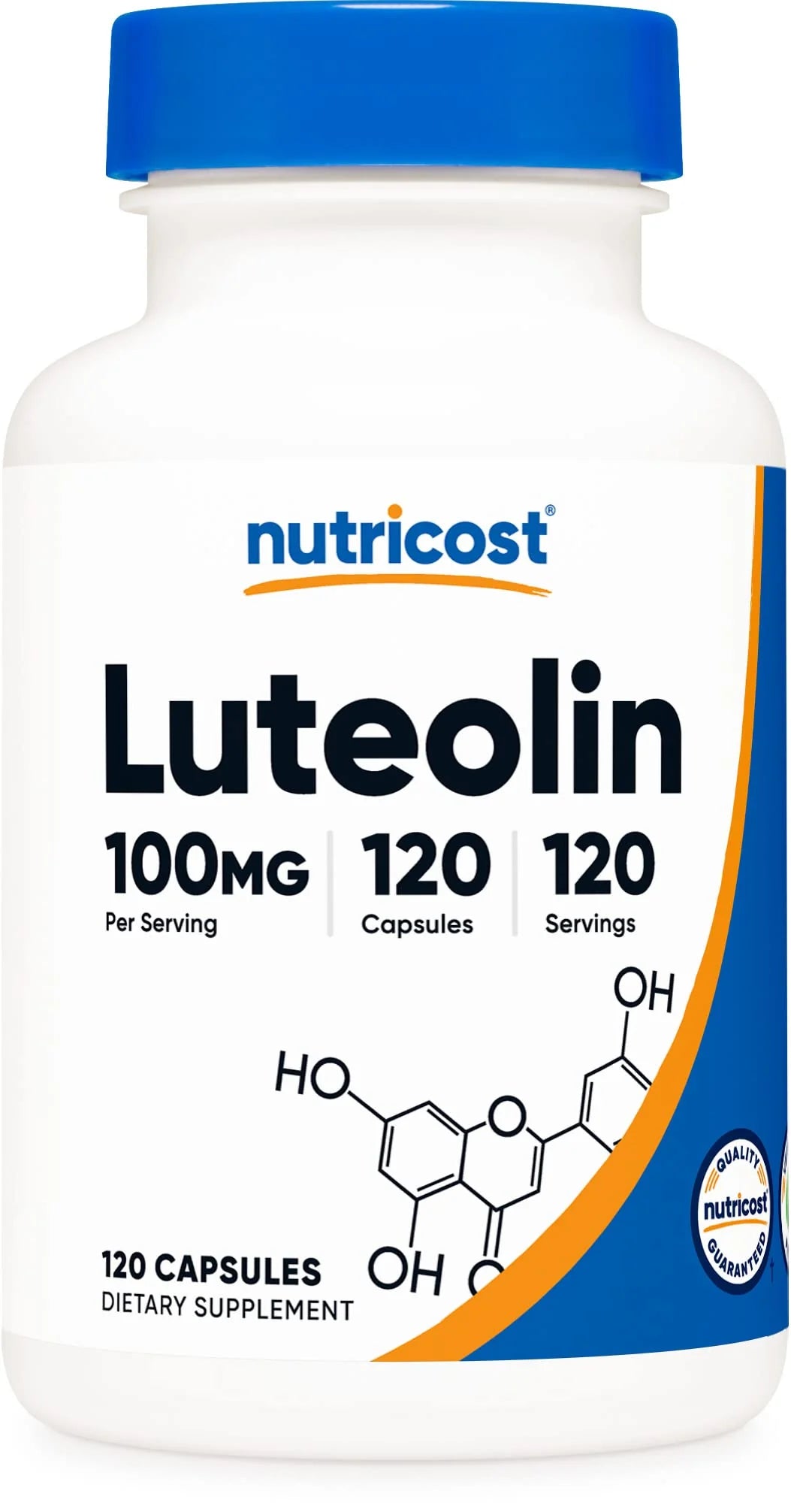 Luteolin 100mg 120 Capsules Vegetarian Friendly Non-GMO Gluten Free P41017