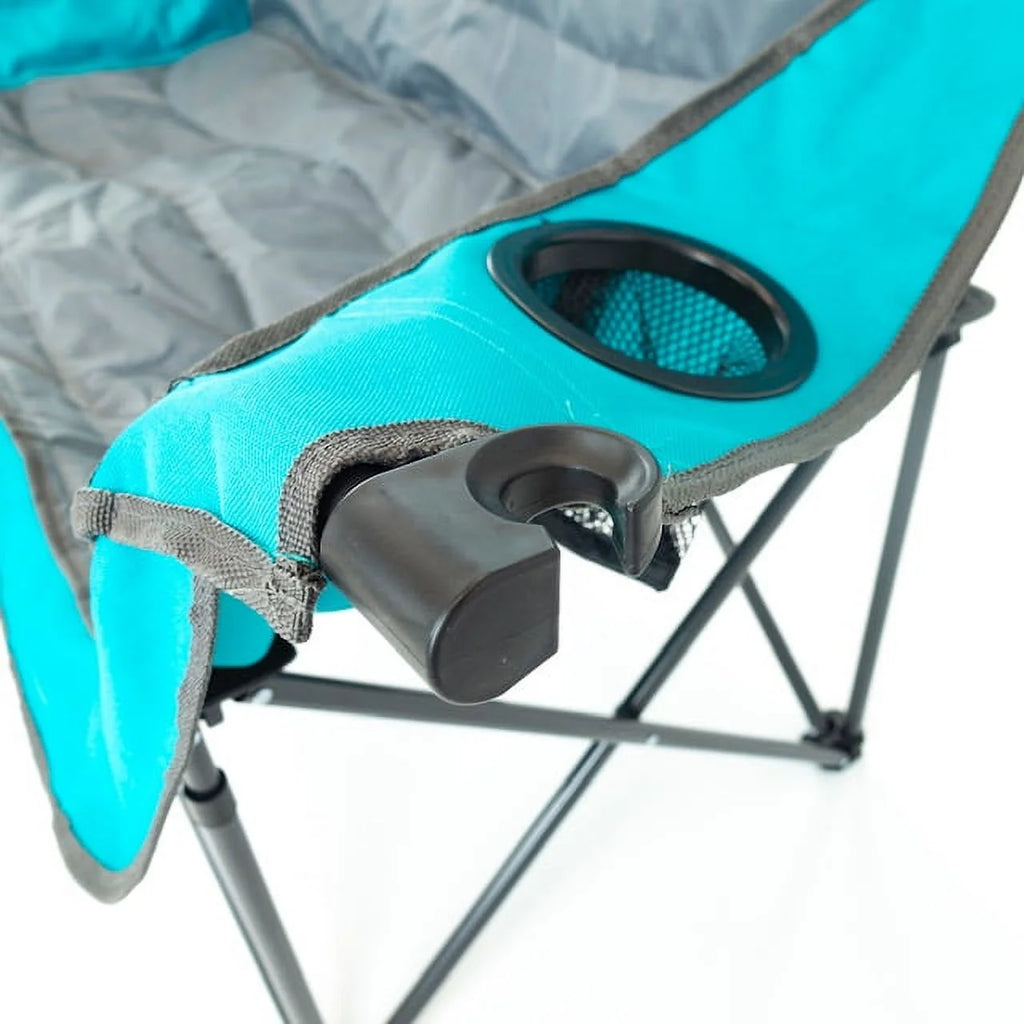 Teal Gray Two Seat Loveseat V49315