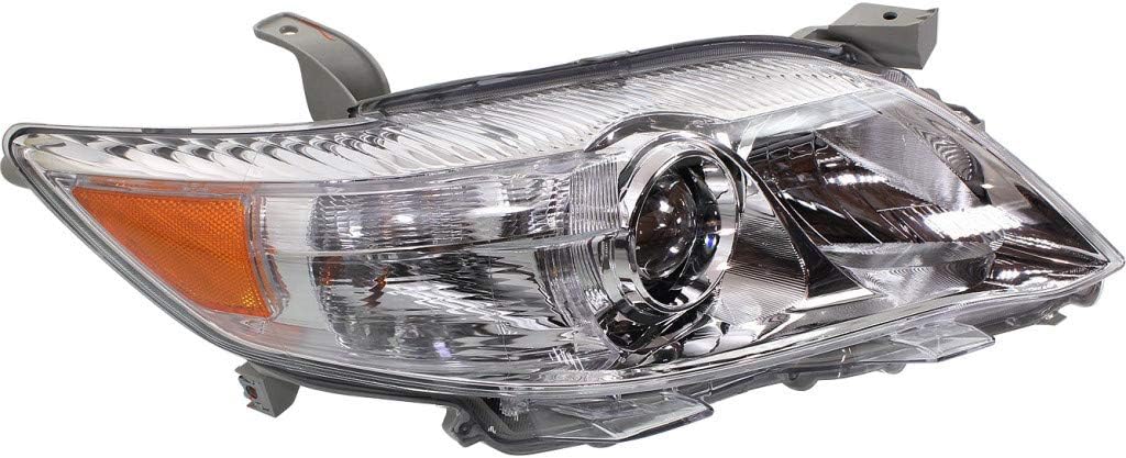 Passenger Side Headlight for Toyota Camry 2010 2011 Non SE Model Y8871