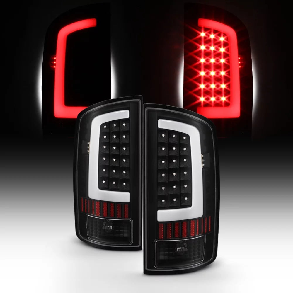 Black LED Tail Brake Light Lamp Assembly P667574