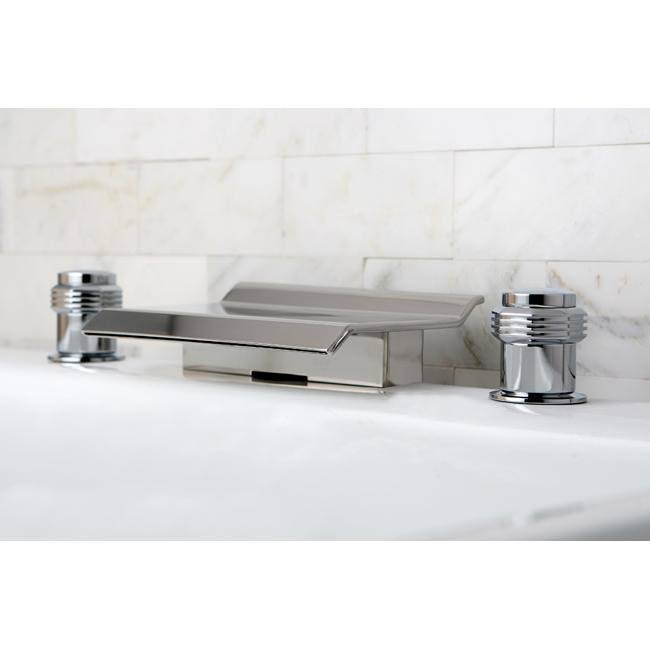 Polished Brass Waterfall Roman Tub Filler S115493
