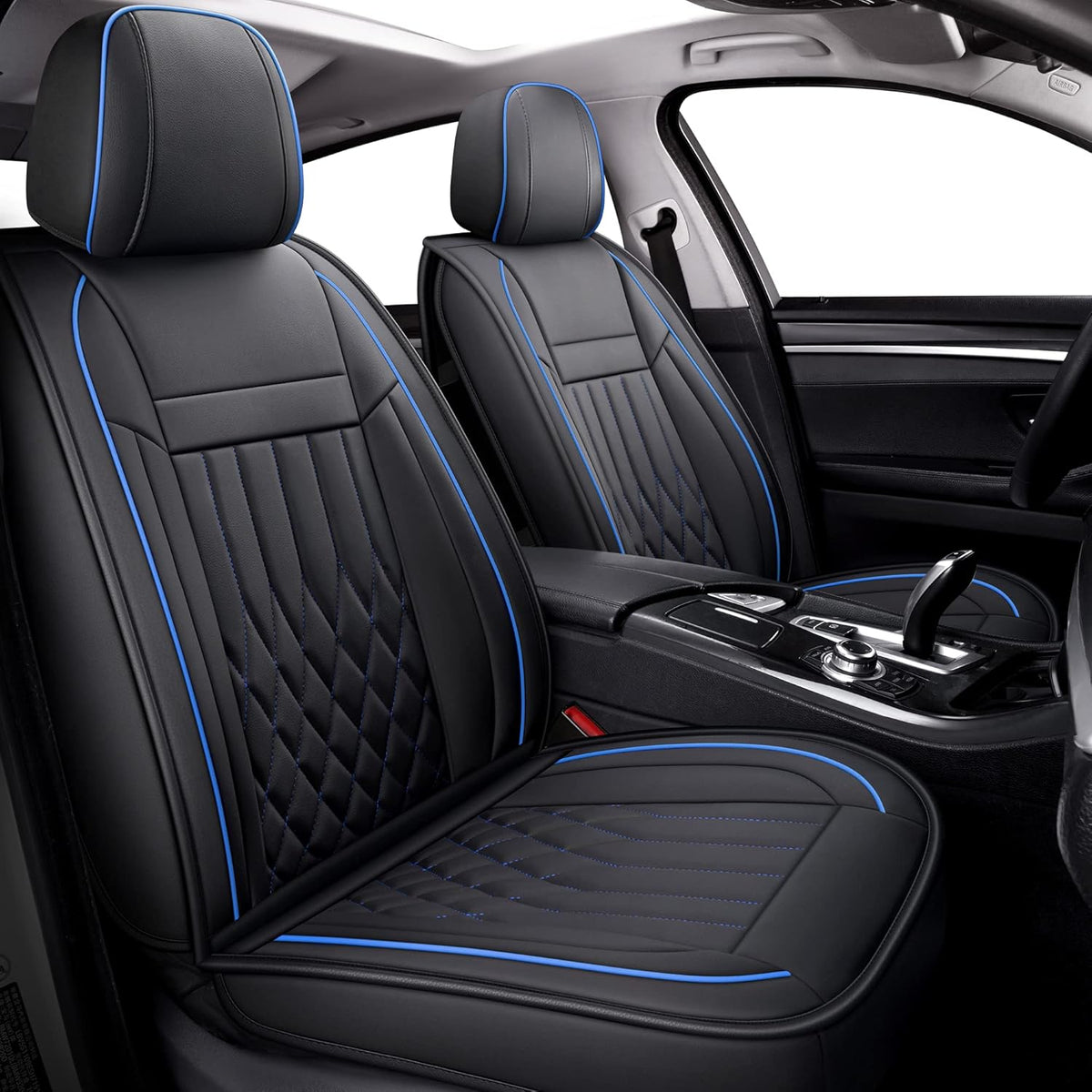 5 Seat Water Proof Faux Leather Car Seat Covers S50624