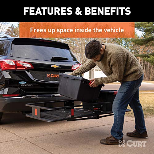 60 x 24-Inch Black Steel Cargo Carrier O89392