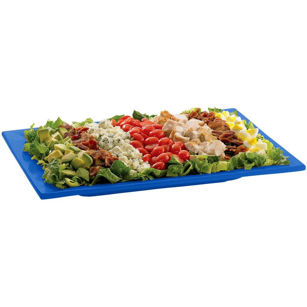 Cobalt Blue Cast Aluminum Rectangular Platter V777