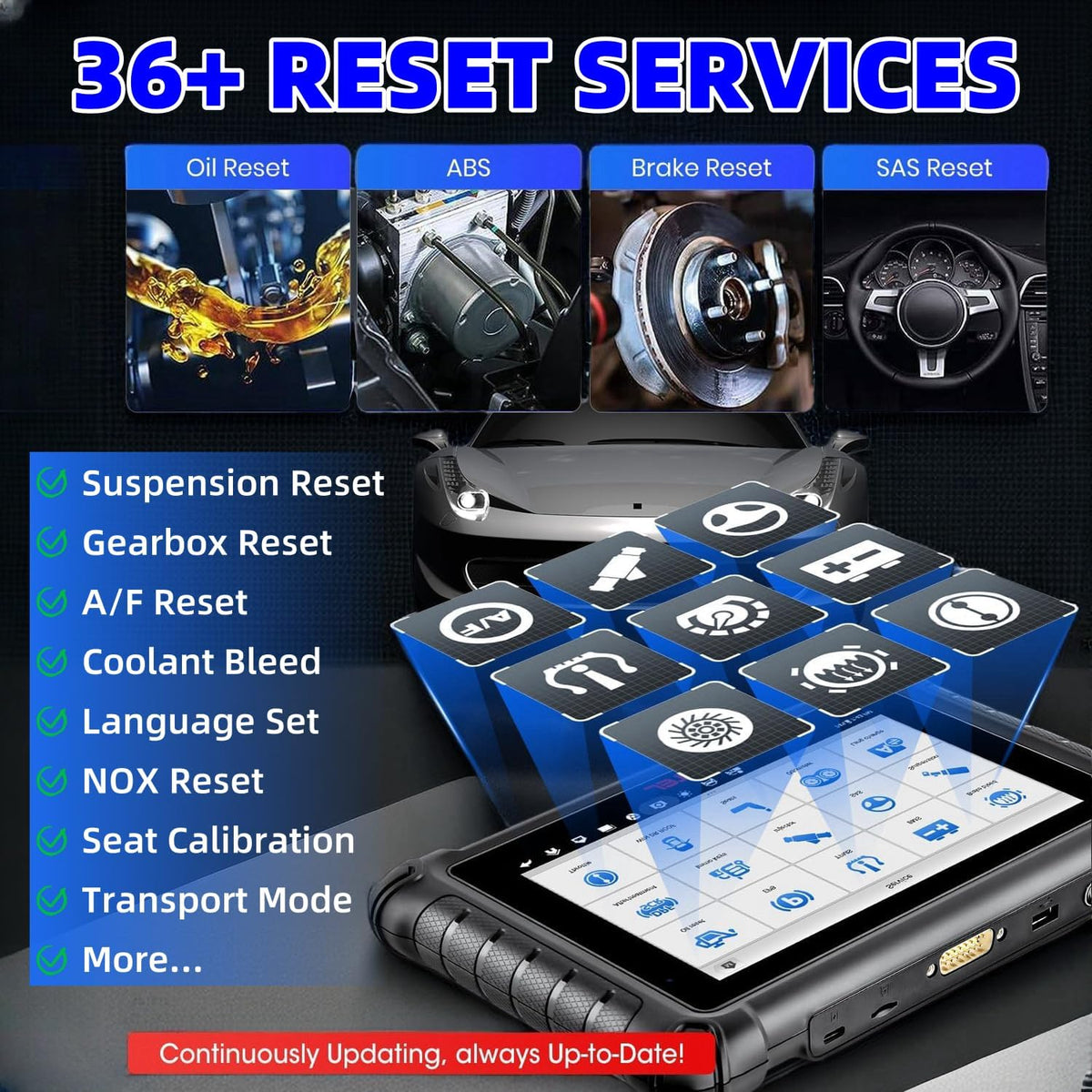All System Diagnostic Scanner with TPMS Programming R4628