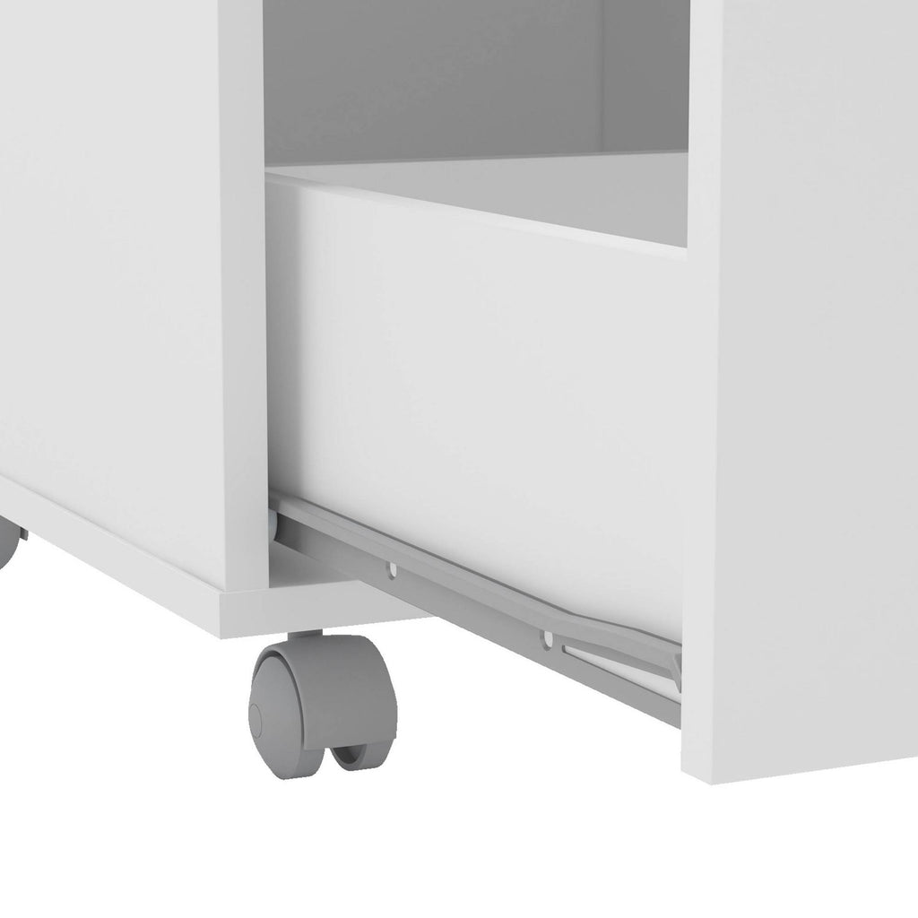 White 2 Drawer File Cabinet E77376