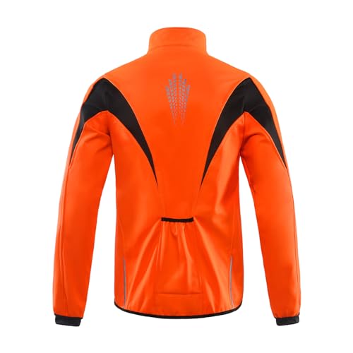 Winter Warm UP Thermal Softshell Cycling Jacket Windproof Waterproof J572