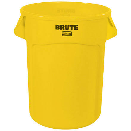 44 Gallon Yellow Trash Can H761
