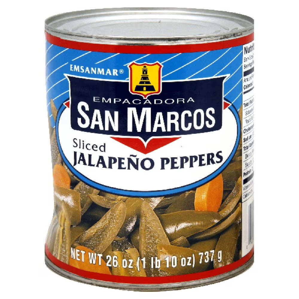 Sliced Jalapeno Tin, 26-ounces (Pack of 20) X758