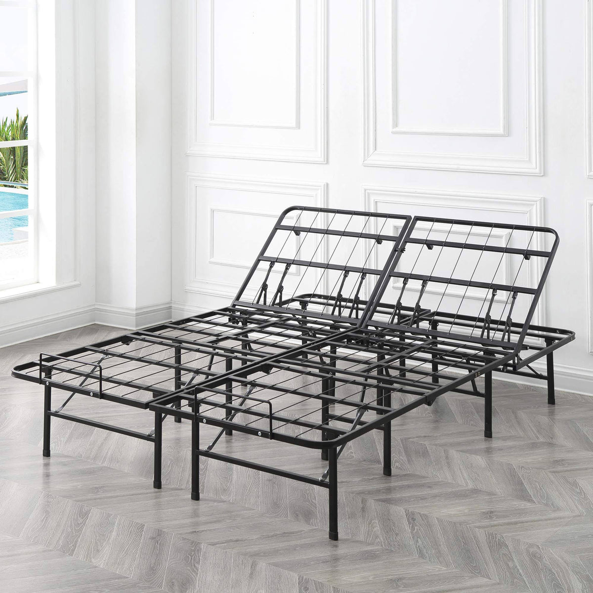 California King Size Metal Bed Frame V2137