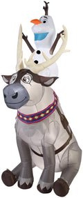 Inflatable Olaf Sitting on Sven Y207933
