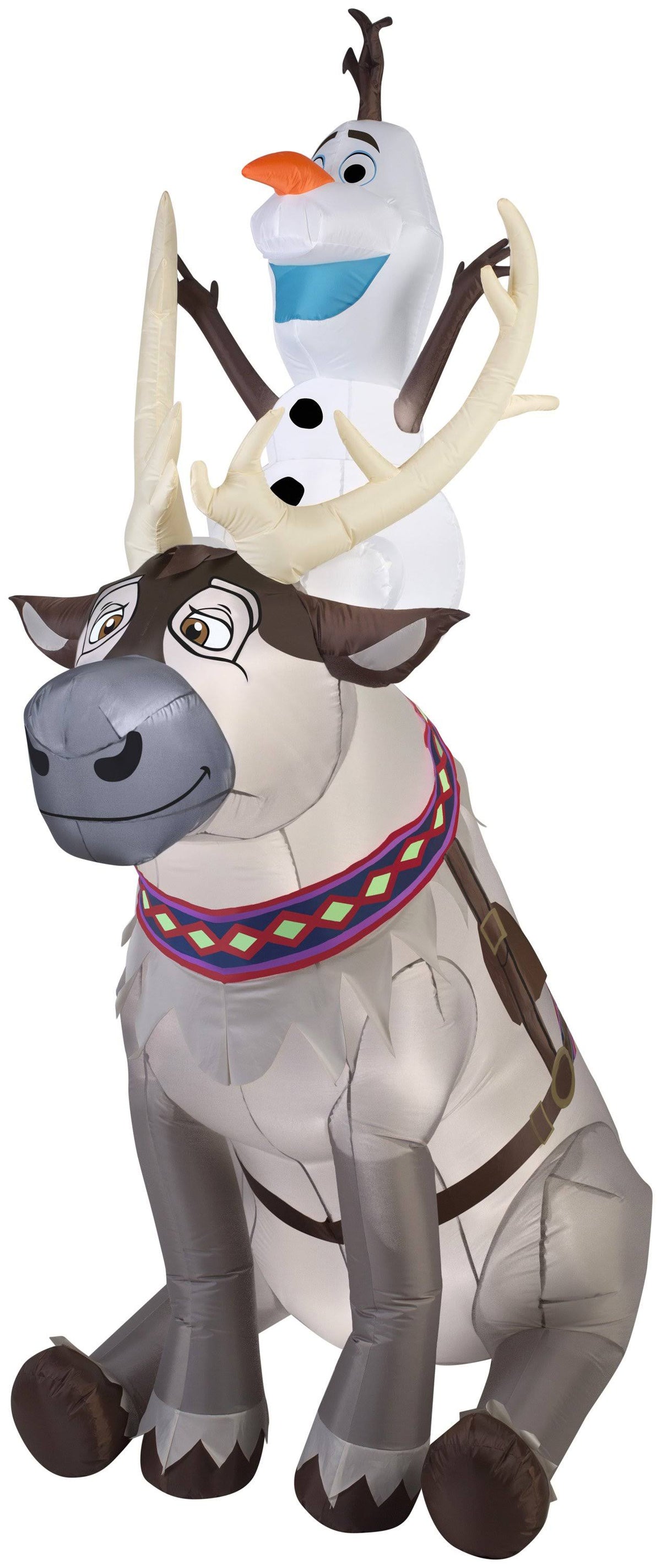 Inflatable Olaf Sitting on Sven Y207933