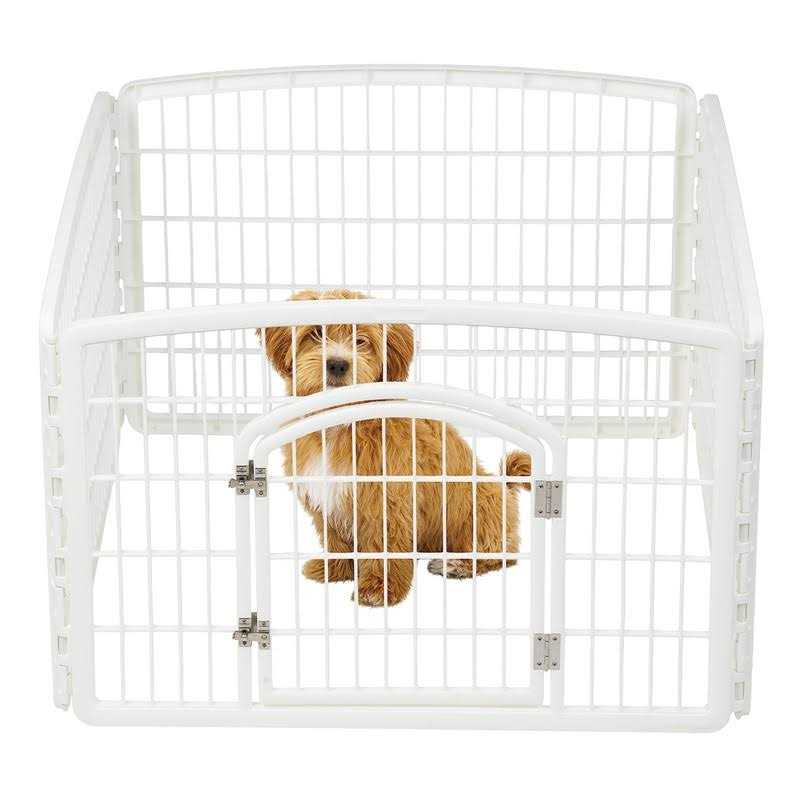 4-Panel Pet Playpen with Door E311