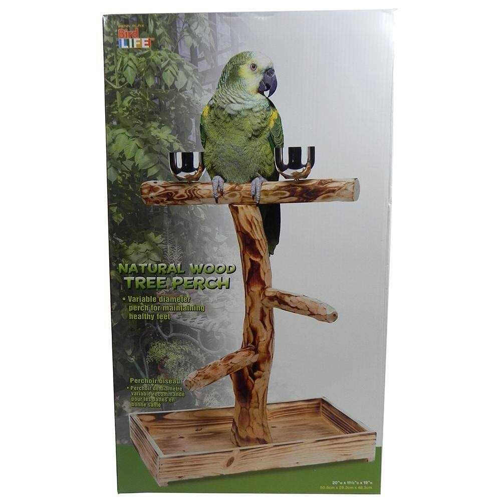 Natural Wood Bird Perch Q415