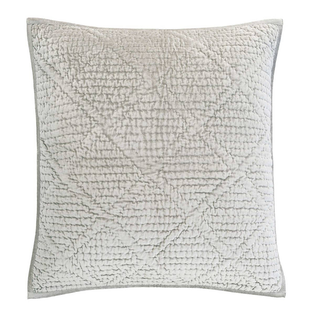 Euro Quilted Velvet Sham B42112