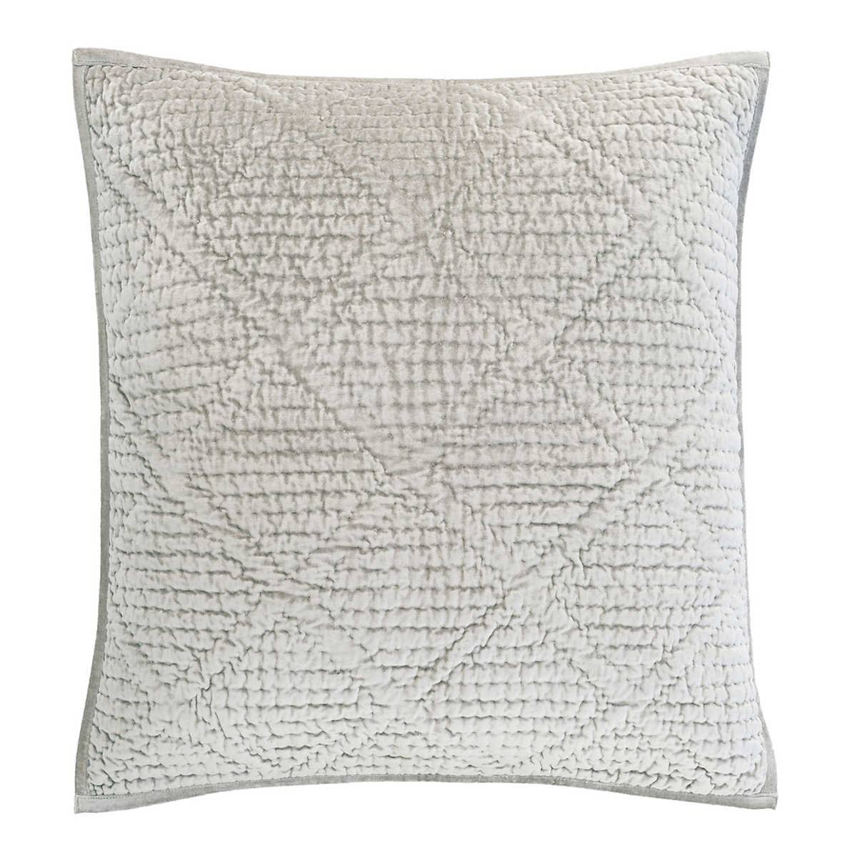 Euro Quilted Velvet Sham B42112