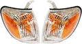 Clear & Amber Lens Turn Signal Light Pair for Toyota Tundra 2005 2006 P130