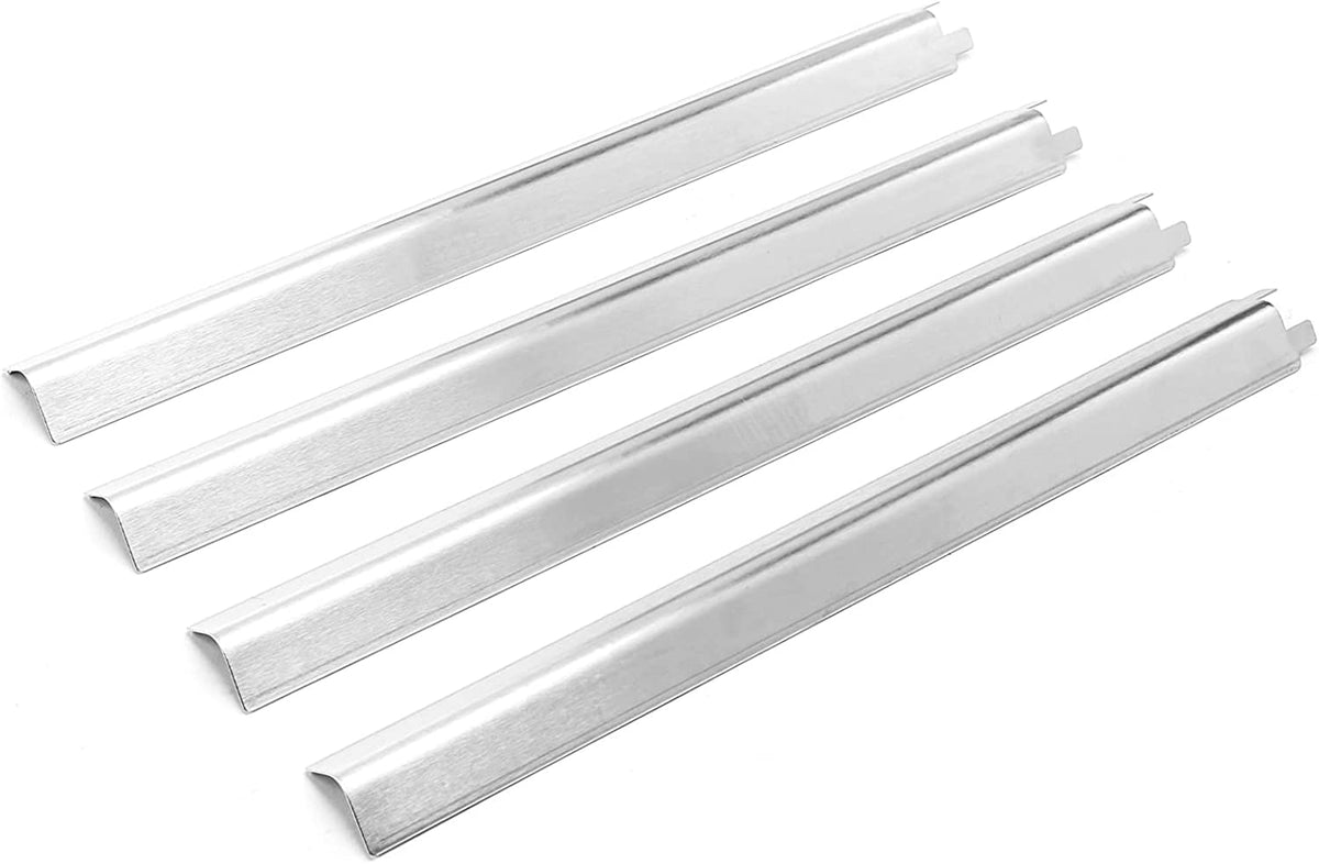 4 Pack Stainless Steel Heat Shields Tents for Gas Grill X46317