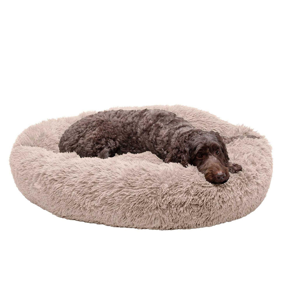 Long Fur Donut Dog Bed I922