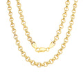 10k Yellow Gold 5mm Rolo Chain Necklace 18" - 24" R2786
