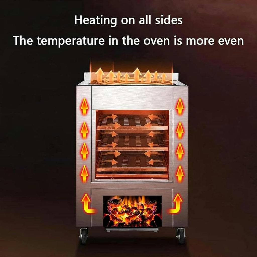 100-Liter Stainless Steel Pizza Oven S564353