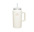Cream 64oz Stainless Steel Tumbler with Lid and Straw Y65028