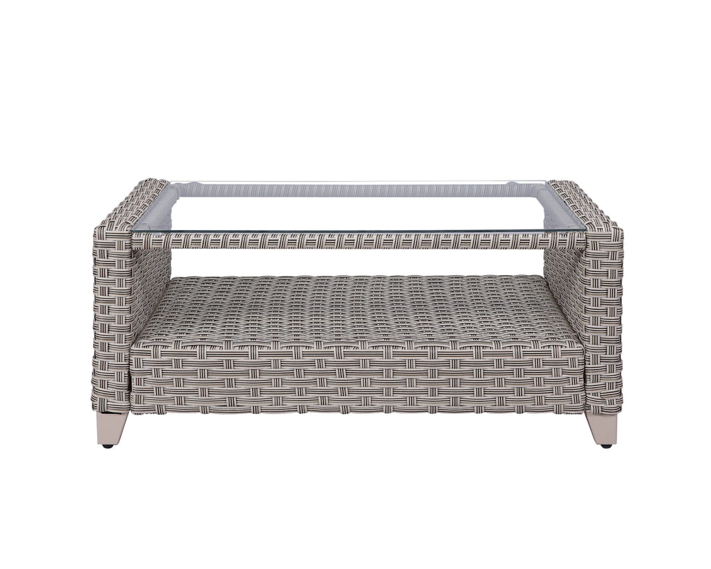 Gray Fabric Patio Sofa Set A683003