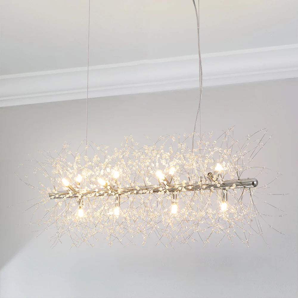 12-Light Dimmable Contemporary Sputnik Chandelier W88264