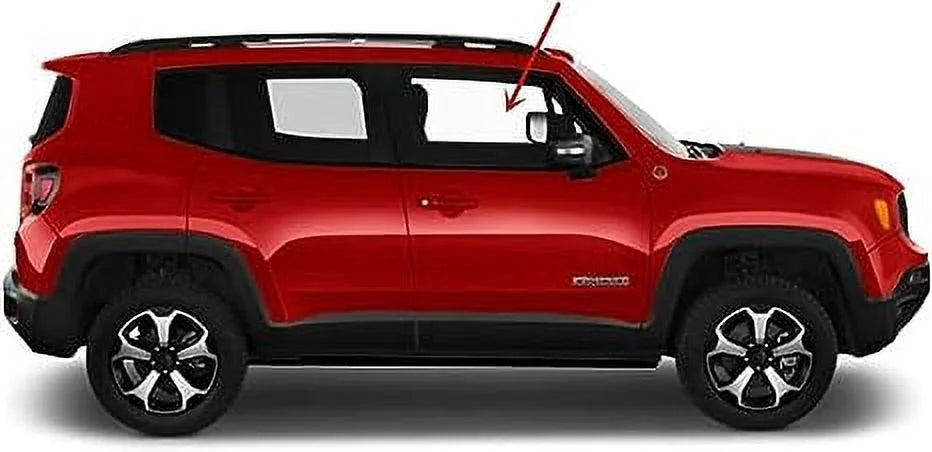 Passenger Side Front Door Window Glass V4430