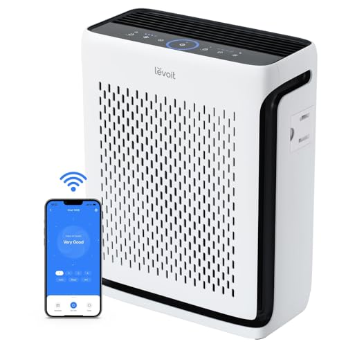 White Smart WiFi HEPA Air Purifier M614