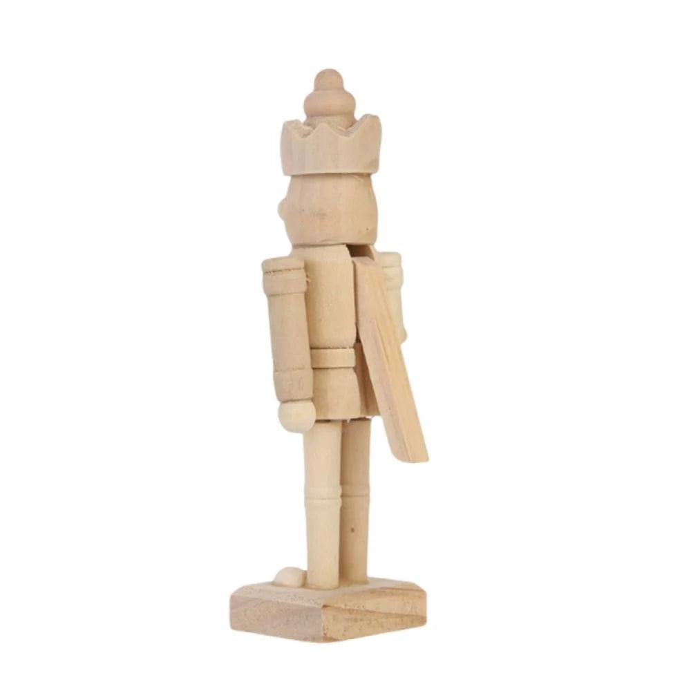 6 Set Unfinished Wooden Nutcracker Figures U826