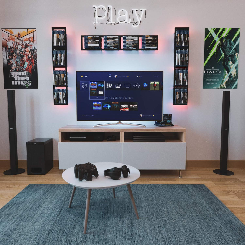 Black Floating Shelves Set of 3 T8385