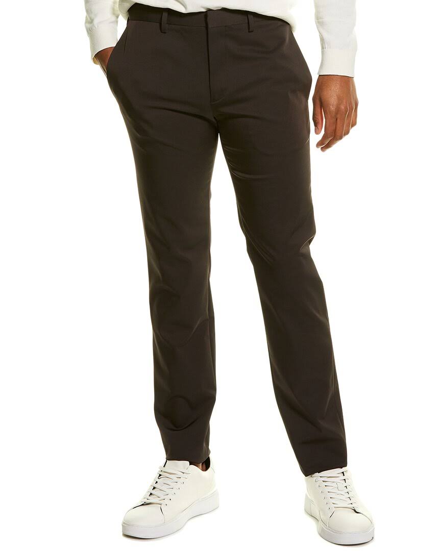 Brown Technical Twill Pants U39448