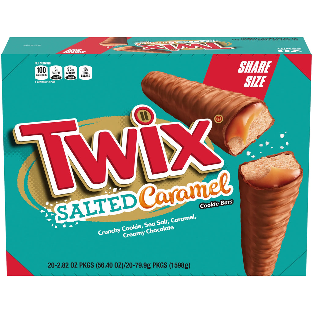 Salted Caramel Chocolate Cookie Bars, 2.8 Ounce, 20 Count B76145