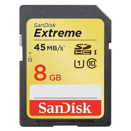 SanDisk 8GB Extreme Sdhc Card R903527