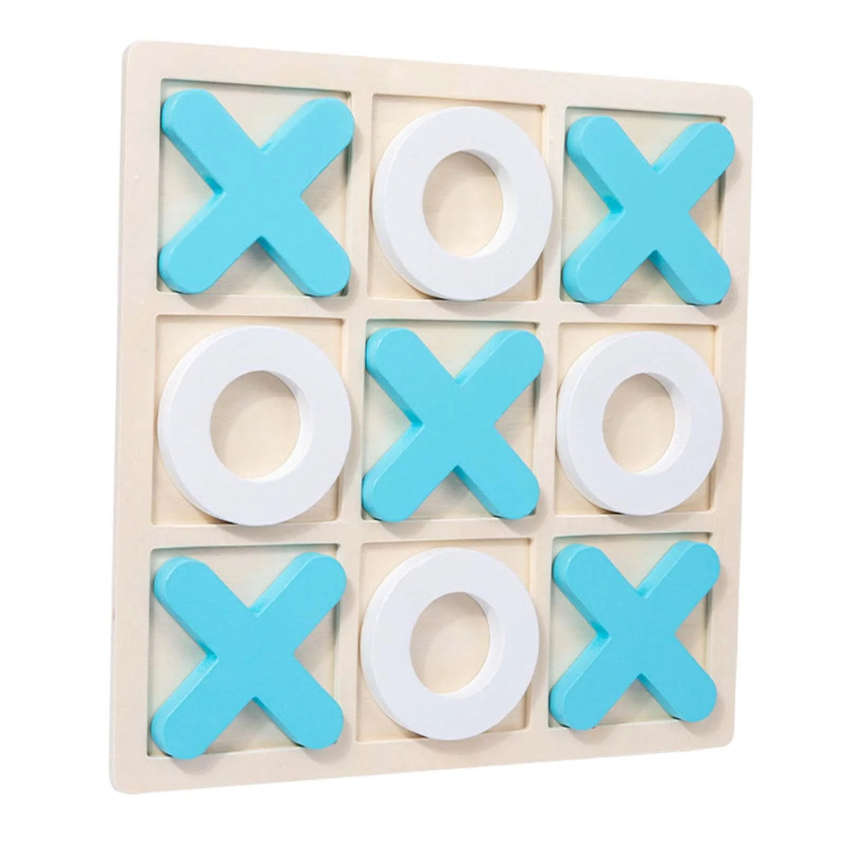 Wooden Tic Tac Toe Game 30x30x1.5cm W95798