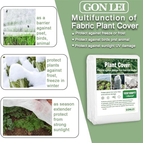10x50ft 1.05 Oz/yd² Plant Frost Blanket P440