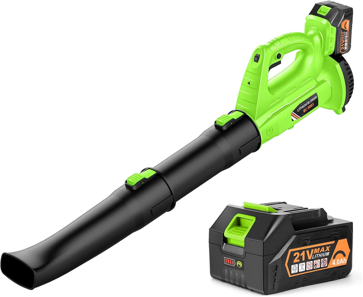 21V Cordless Electric Leaf Blower with 4.0Ah Battery C911