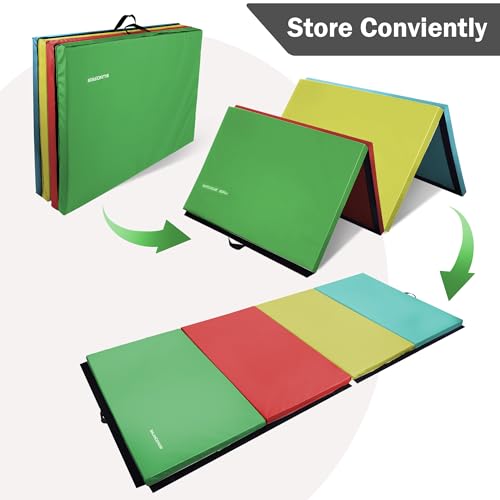 Folding Exercise Gym Workout Mat 4'x8'x2" P75040