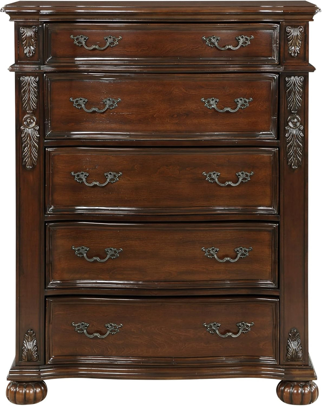 Cherry Finish 5 Drawer Chest P778001