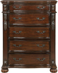 Cherry Finish 5 Drawer Chest P778001