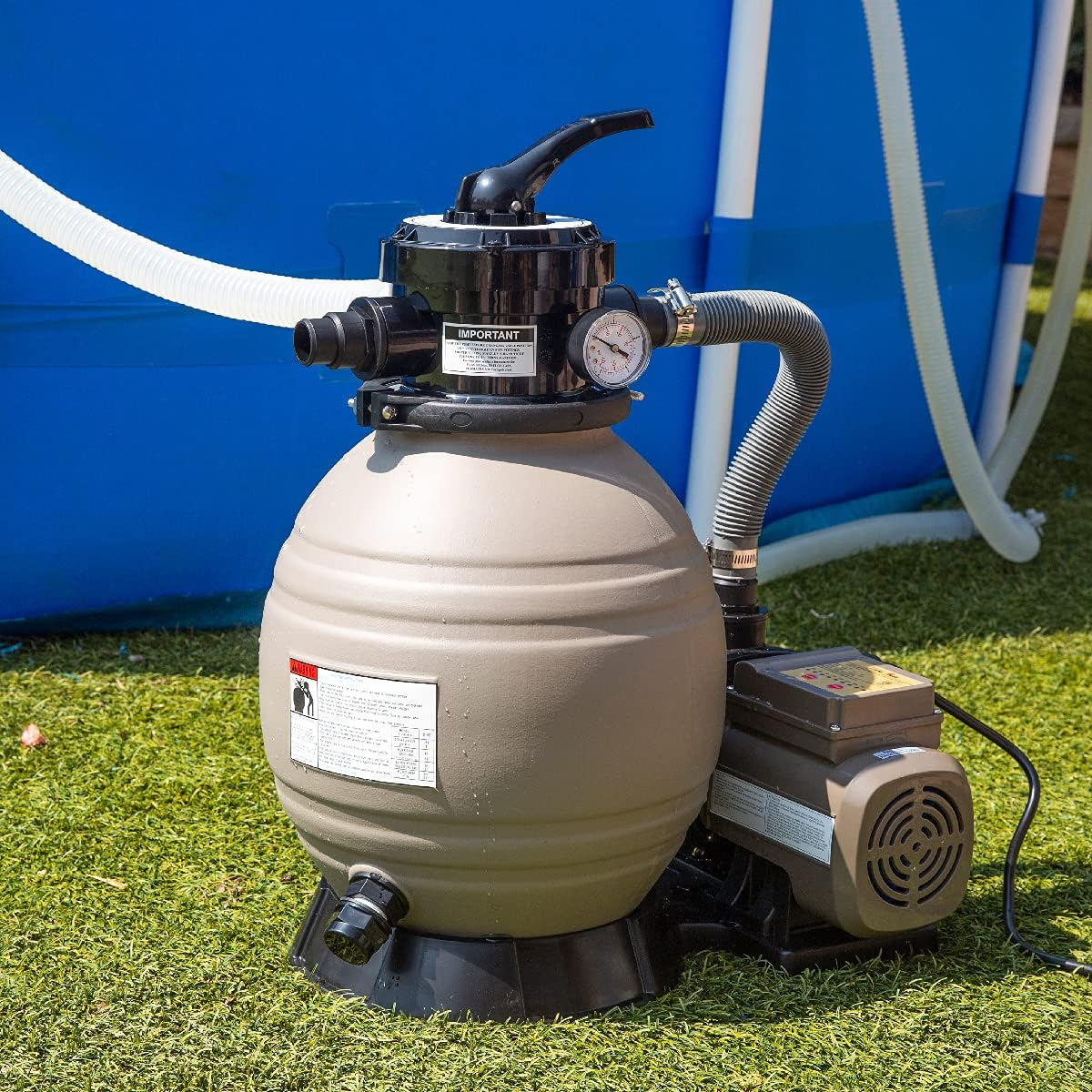 13" Sand Filter Above Ground Swimming Pool Pump Set D475