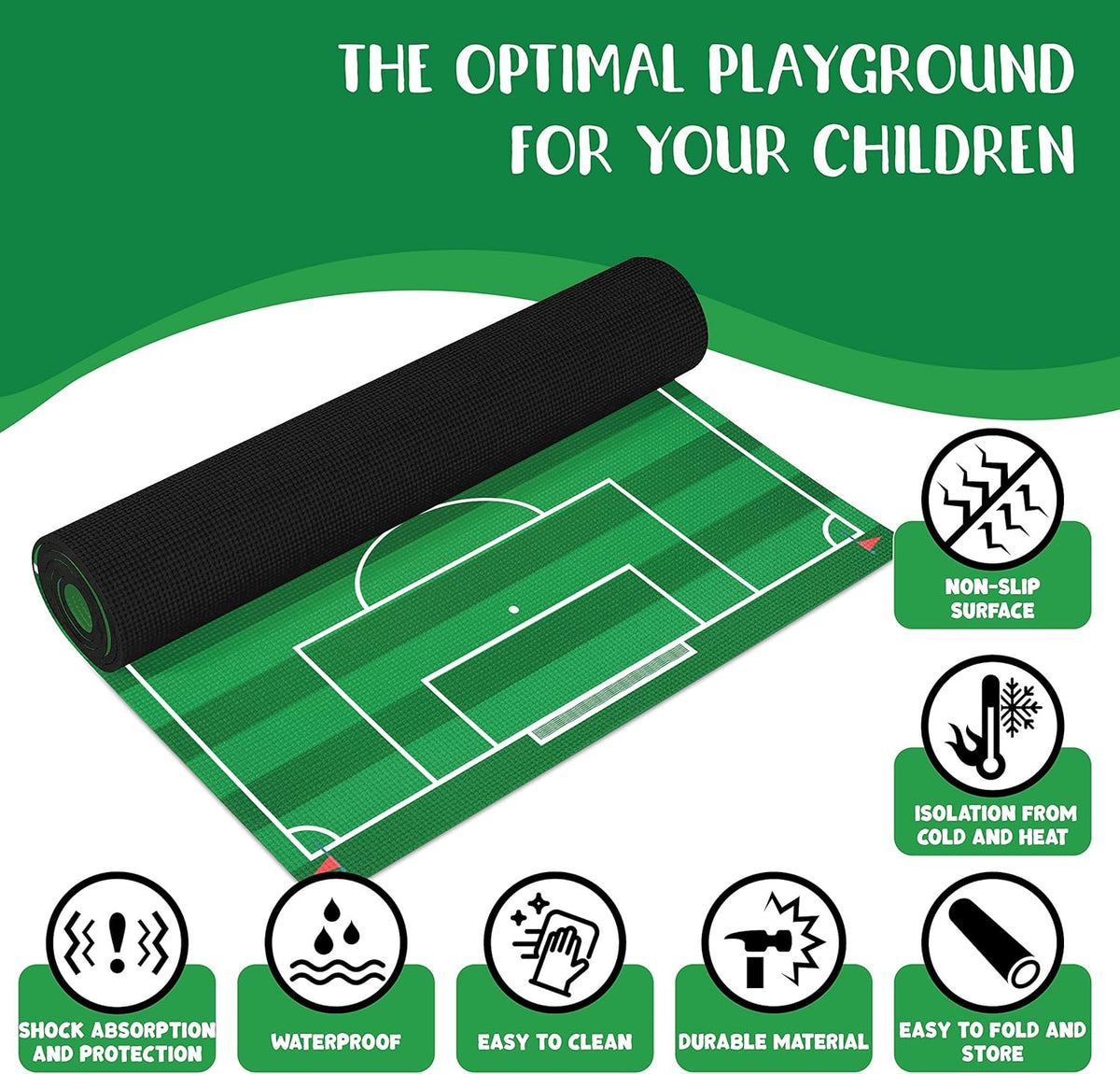 Large Foldable Baby Foam Play Mat 40x60 Z687912